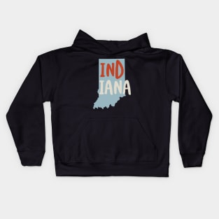 State of Indiana Kids Hoodie